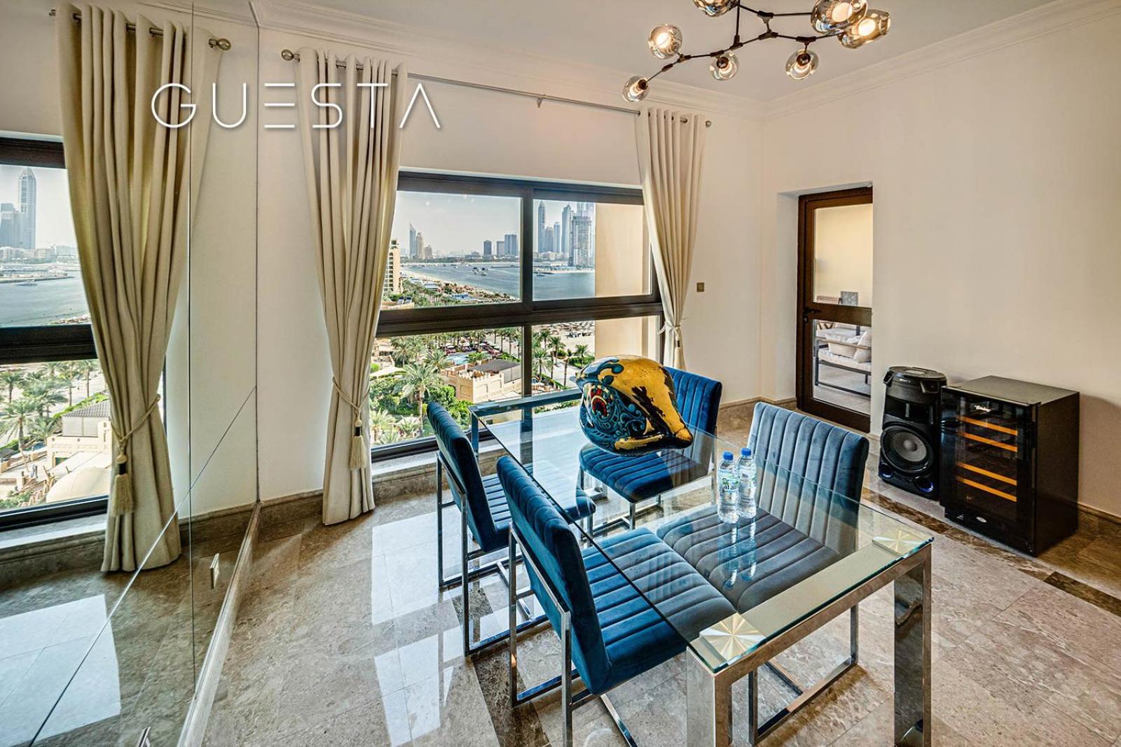 Fairmont Apartments The Palm, Free Access To Hotel Beach And Pools Dubai Rum bild