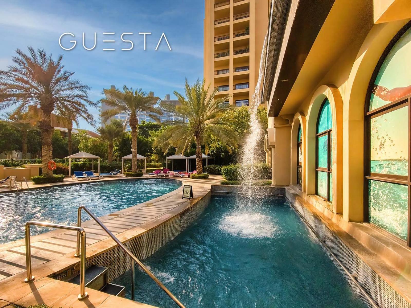Fairmont Apartments The Palm, Free Access To Hotel Beach And Pools Dubai Exteriör bild