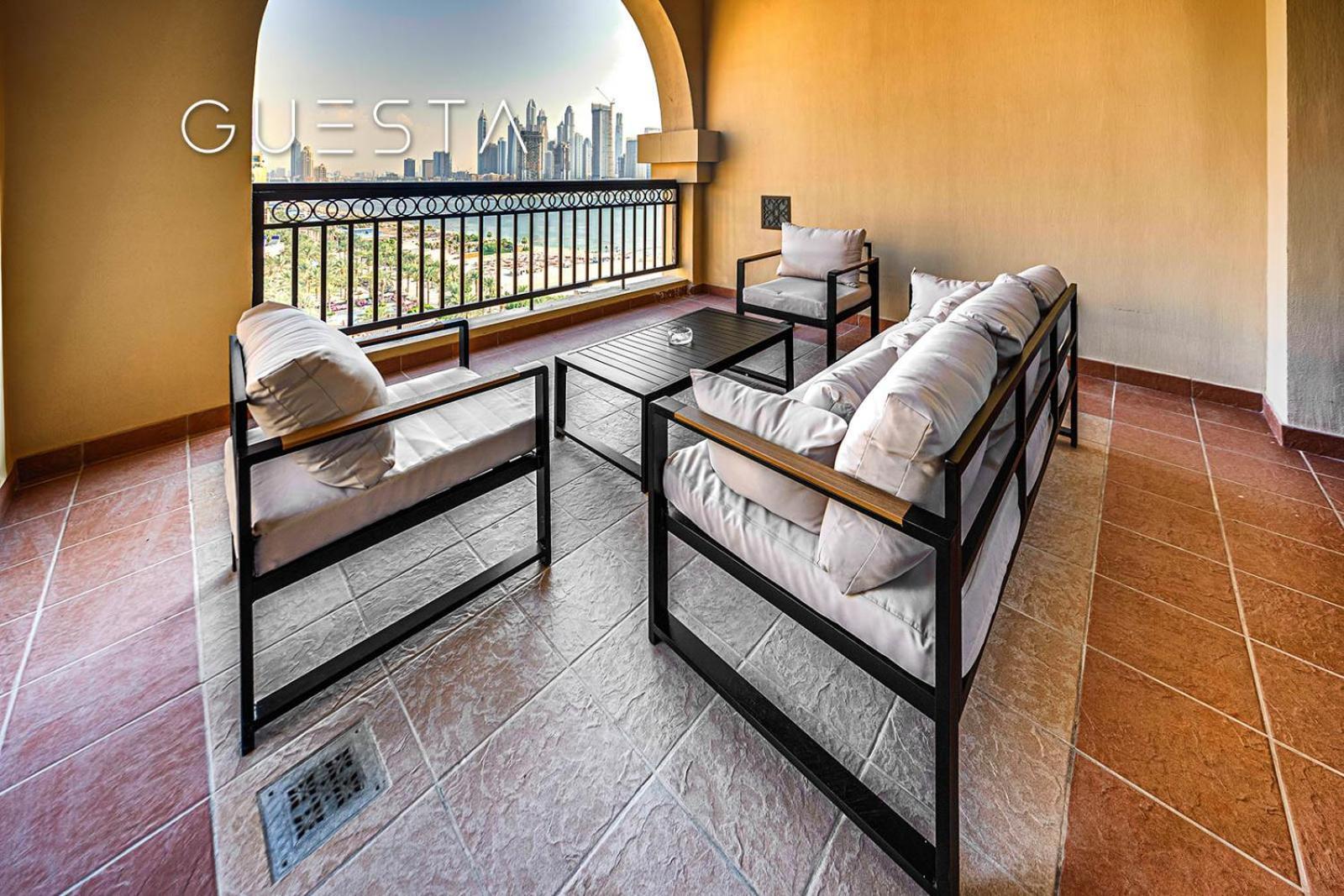 Fairmont Apartments The Palm, Free Access To Hotel Beach And Pools Dubai Rum bild
