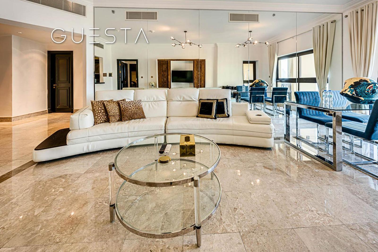 Fairmont Apartments The Palm, Free Access To Hotel Beach And Pools Dubai Rum bild